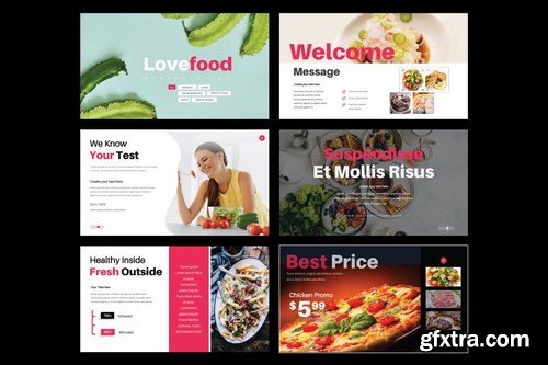 LOVEFOOD - Powerpoint Google Slides and Keynote Templates