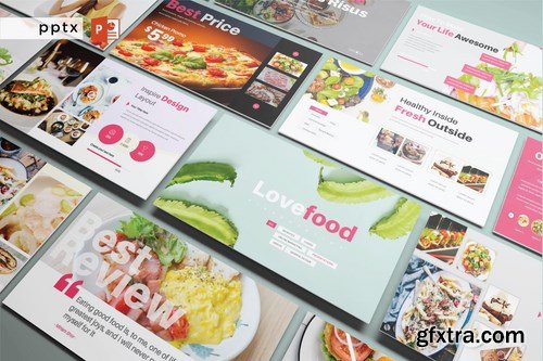 LOVEFOOD - Powerpoint Google Slides and Keynote Templates