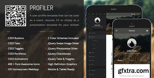 ThemeForest - Profiler Mobile (Update: 27 June 19) - 8796518