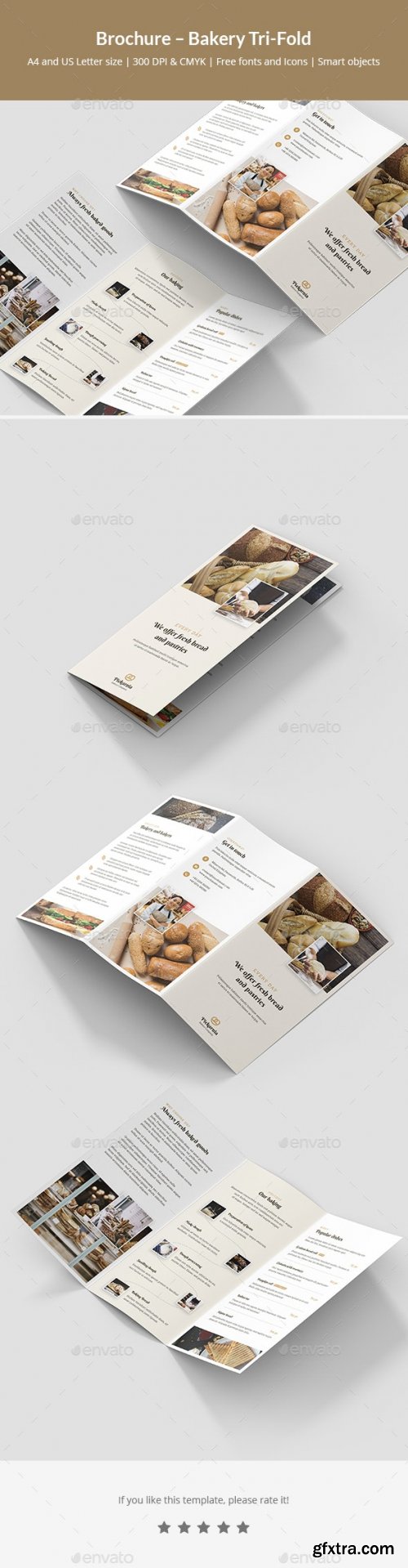 GraphicRiver - Brochure – Bakery Tri-Fold 24499918  