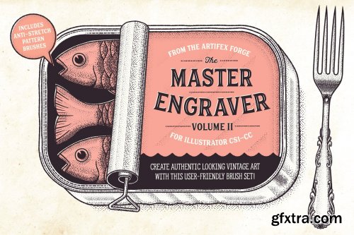 CreativeMarket - The Master Engraver - Brushes 3260325