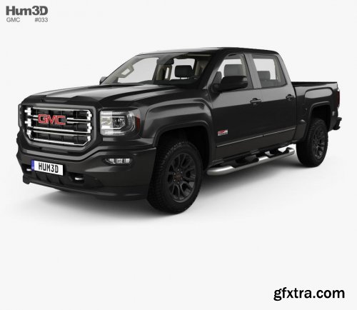 GMC Sierra 1500 Crew Cab Short Box All Terrain with HQ interior 2017