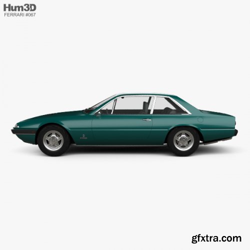 Ferrari 365 GT4 2+2 1972 3D model