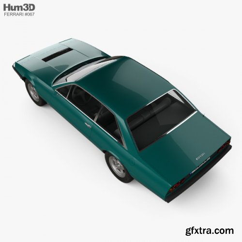 Ferrari 365 GT4 2+2 1972 3D model