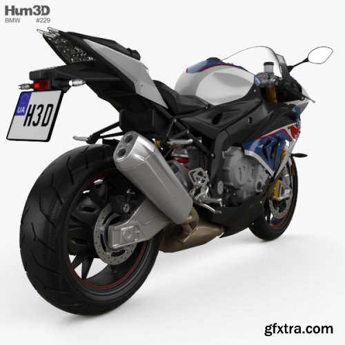 BMW S1000RR 2018 3D model