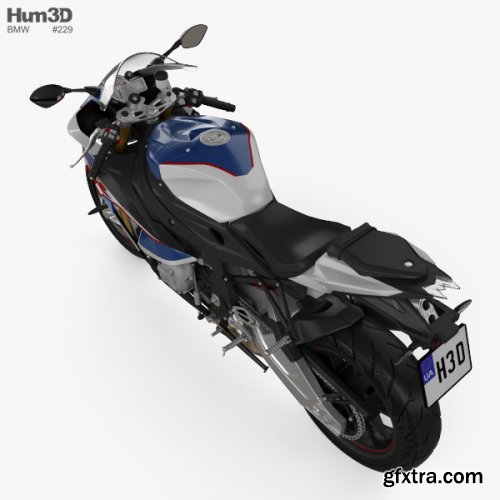 BMW S1000RR 2018 3D model