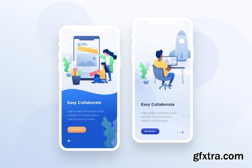 Startup Illustration - Mobile Onboarding