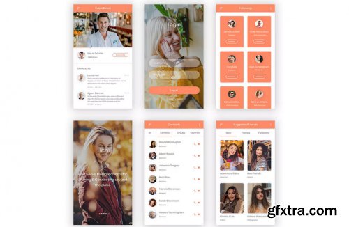 Lichi - Social Media UI Kit for Photoshop