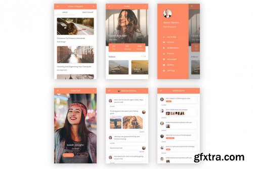 Lichi - Social Media UI Kit for Photoshop