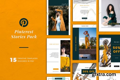 Pinterest Stories Templates