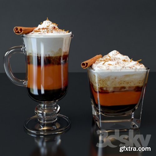  Irish Coffee 3D Model