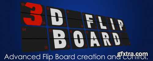 3D Flip Board v1.17 for After Effects MacOS