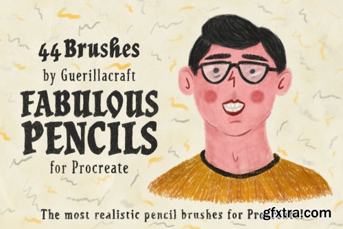 CreativeMarket - Fabulous Pencils for Procreate 3464978