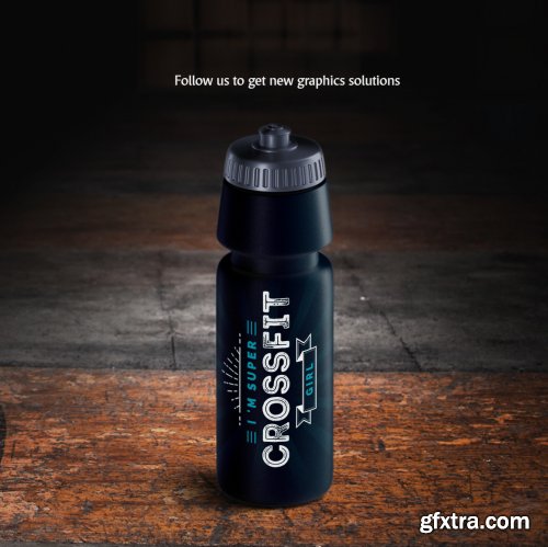 Sport Bottles Mockups Set