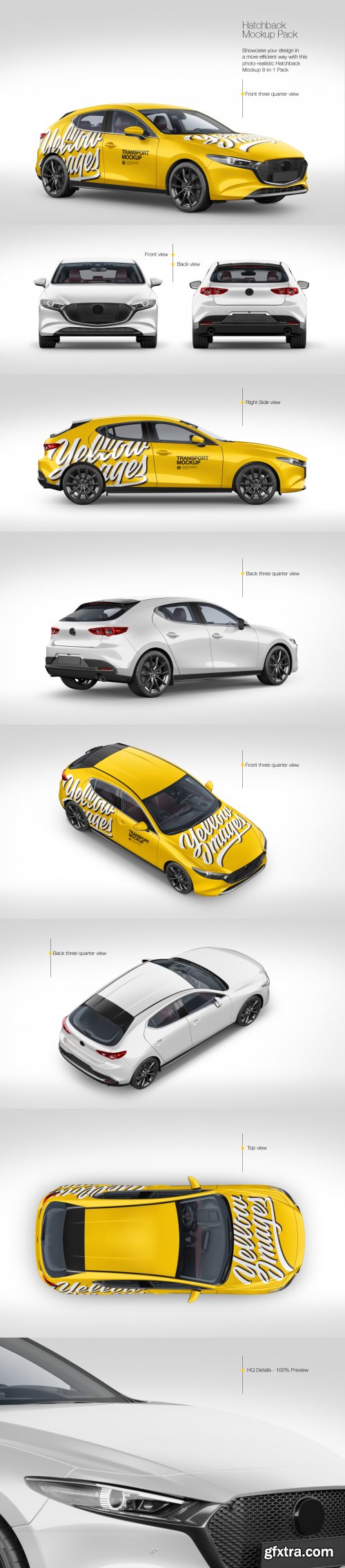 Hatchback Mockup Pack 48126