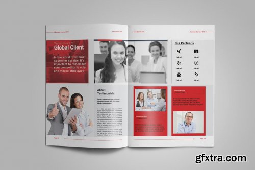 CreativeMarket - Exeelo Profile Brochure 4012394