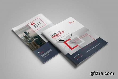 CreativeMarket - Exeelo Profile Brochure 4012394