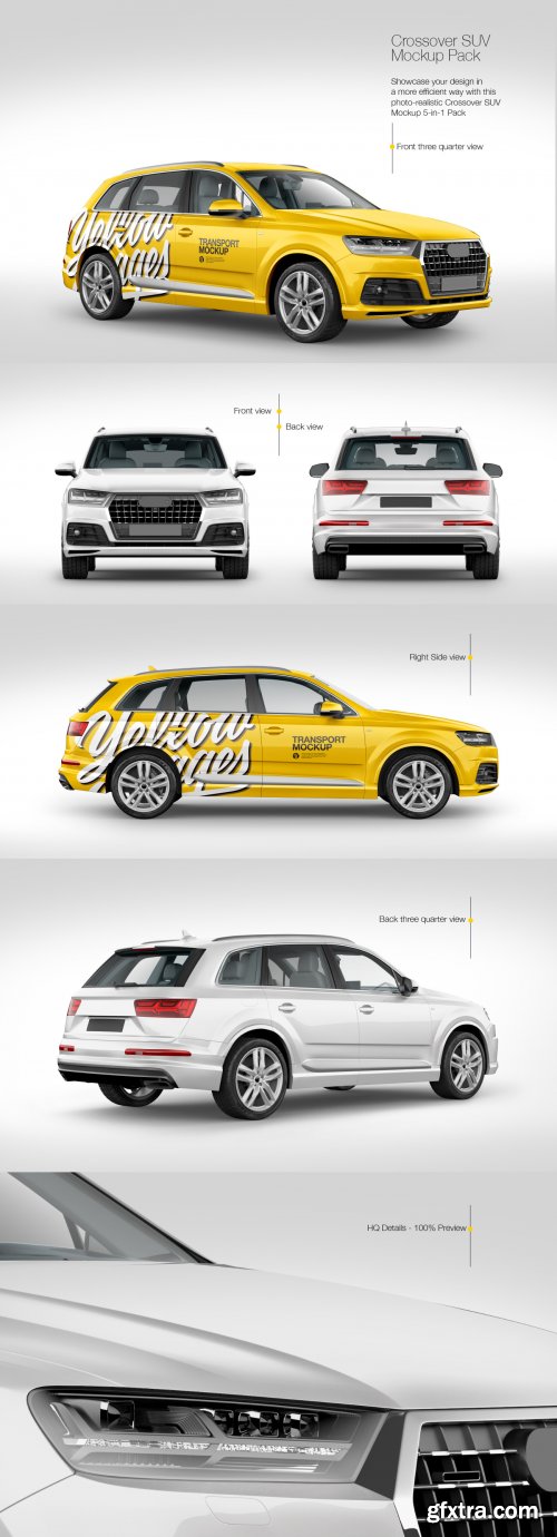 Crossover SUV Mockup Pack 48813