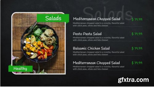 Restaurant Menu Display - After Effects 282977