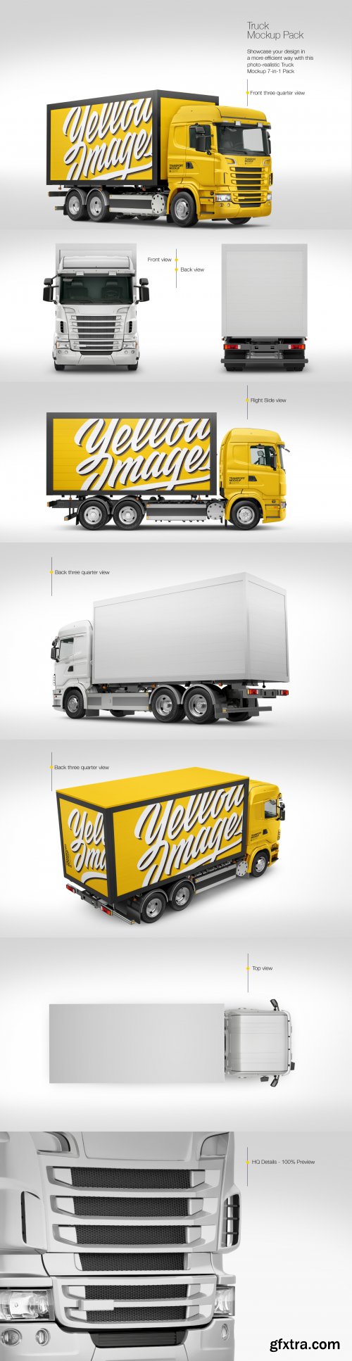 Truck Mockup Pack 48232