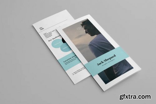 Clean Trifold Resume