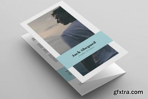 Clean Trifold Resume