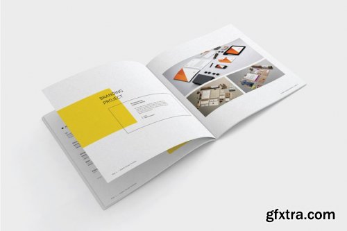 CreativeMarket - Square Graphic Design Portfolio 4078642