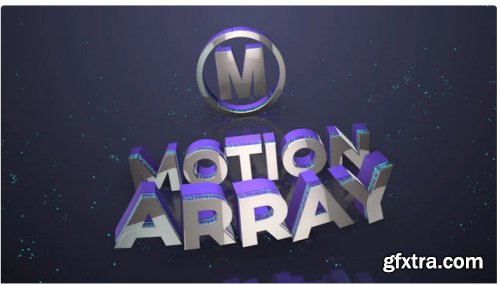 3D Logo & Tagline With Particles - After Effects 283717