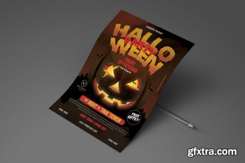 CreativeMarket - Halloween Party Flyer 4096445