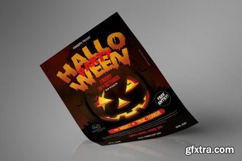 CreativeMarket - Halloween Party Flyer 4096445