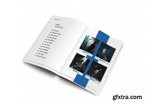 Music A4 Brochure Template