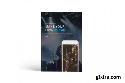 Music A4 Brochure Template