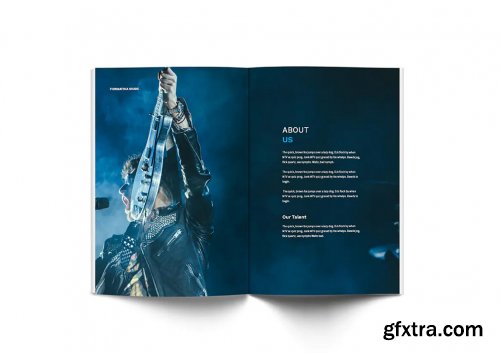 Music A4 Brochure Template