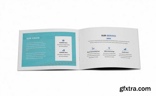 Swimming A5 Brochure Template