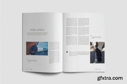 CreativeMarket - A5 Magazine Template 4075498