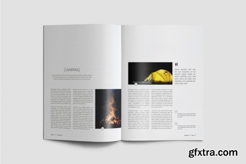 CreativeMarket - A5 Magazine Template 4075498