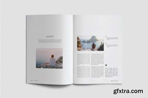 CreativeMarket - A5 Magazine Template 4075498