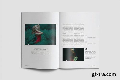 CreativeMarket - A5 Magazine Template 4075498