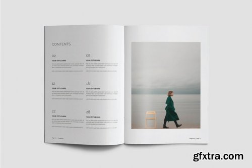 CreativeMarket - A5 Magazine Template 4075498