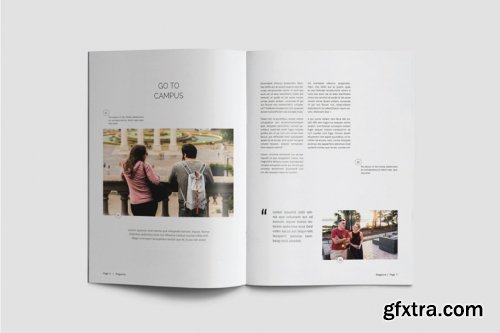 CreativeMarket - A5 Magazine Template 4075498