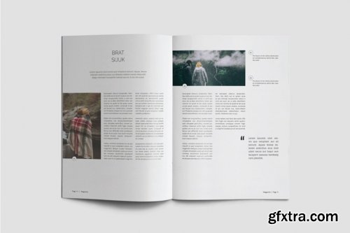 CreativeMarket - A5 Magazine Template 4075498