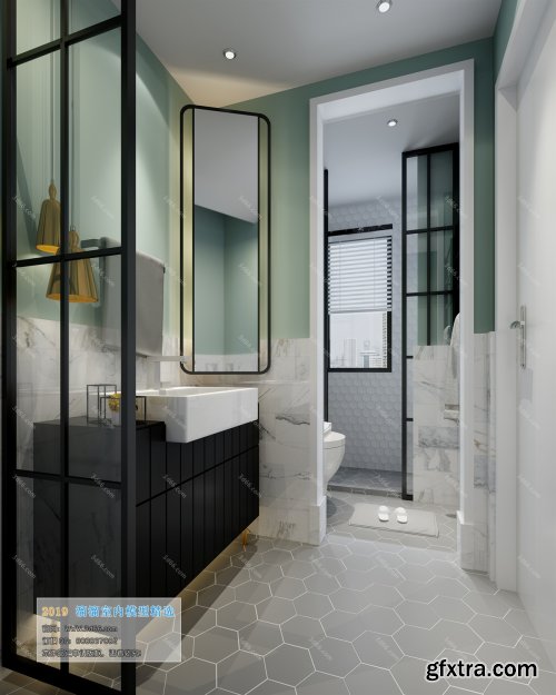 Modern Style Bathroom 34 (2019)