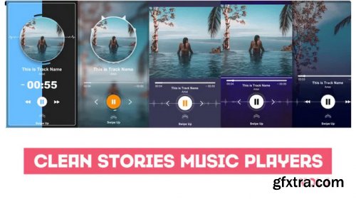 Clean Stories Music Players - After Effects 283385