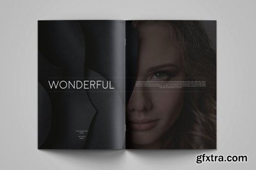 CreativeMarket - Magazine Lookbook 4095267