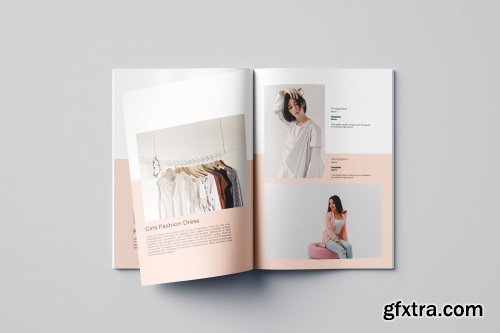 CreativeMarket - Fashion Lookbook Template 4095241