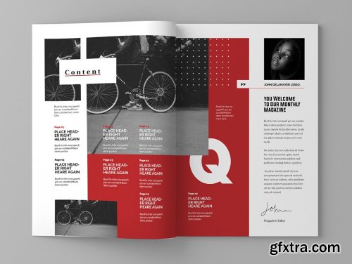 CreativeMarket - Liberos - Magazine Template 4073193