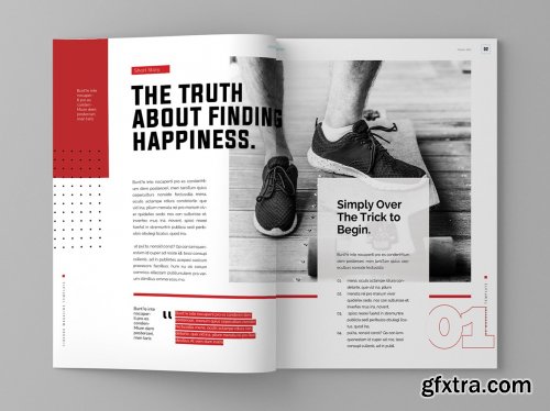 CreativeMarket - Liberos - Magazine Template 4073193