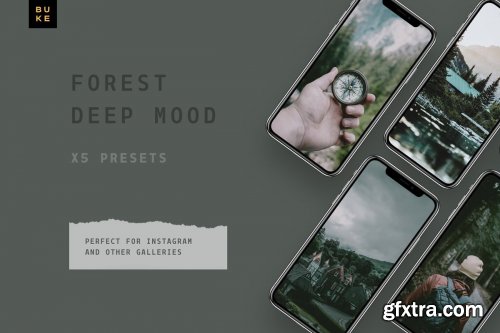 CreativeMarket - 5 Folk Moody Lightroom Presets Pack 4054593