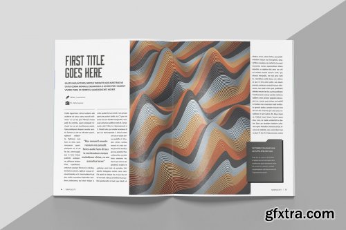 CreativeMarket - Create Magazine Template 4111689