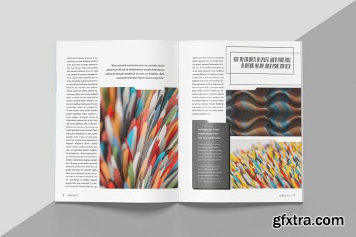 CreativeMarket - Create Magazine Template 4111689